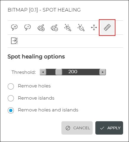 Spot Healing Tool for Bitmaps